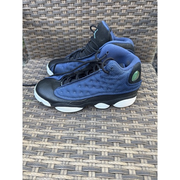 Jordan Other - Jordan Air Jordan 13 Kids US 6Y Black/Blue/White Mid Top Leather 884129-400